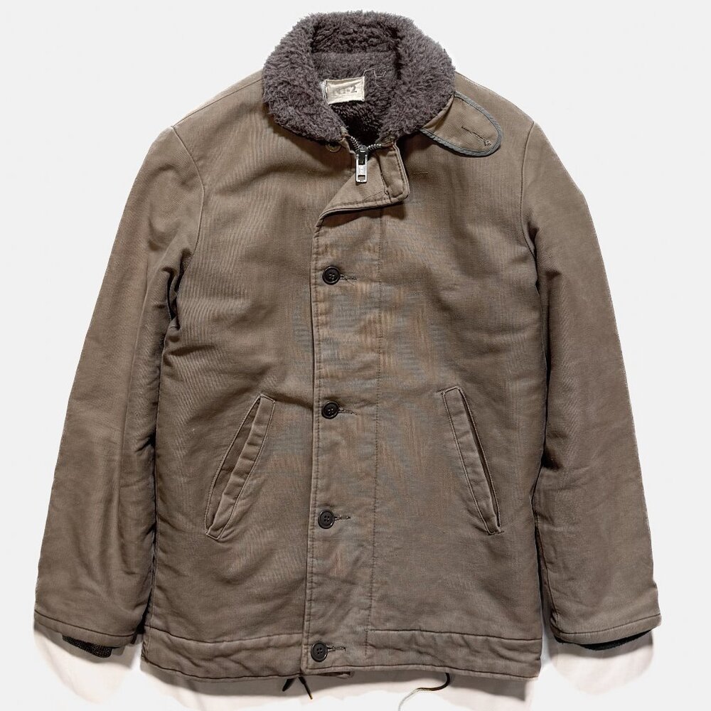 Vintage 1960s Civilian N1-2 Deck Jacket, Lenzip Zipper - S/M